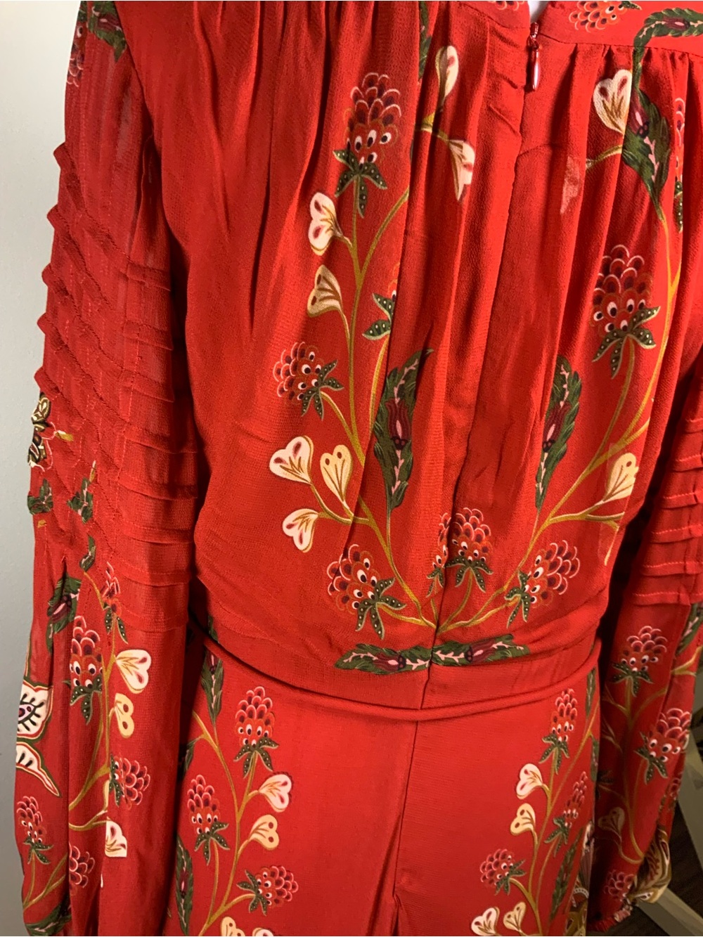 FARM Rio Red Floral-Embroidered Maxi Dress - Picture 10 of 16